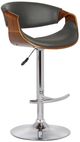Armen Living Butterfly 3-Piece Gray Barstool Set-0