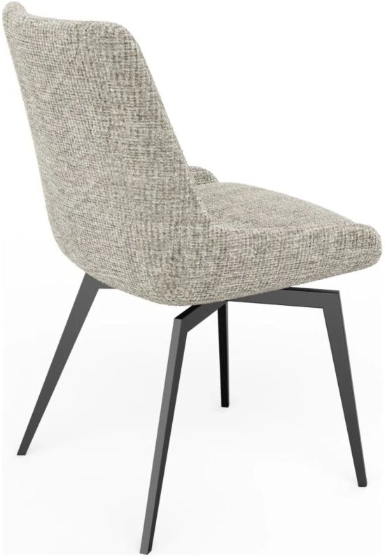 Modus Furniture CEO Beige Upholstered Swivel Dining Side Chair-4