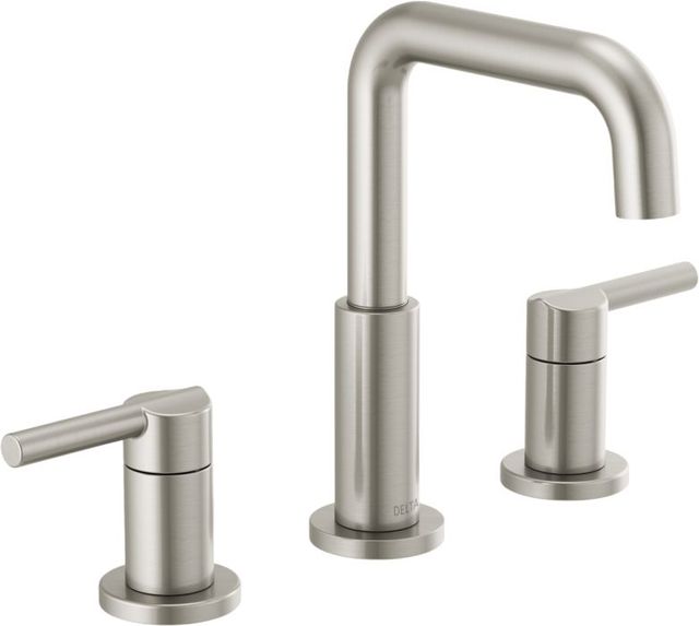 Delta Nicoli® Stainless 8" 2-Handle Widespread Bathroom Faucet-0