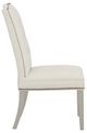 Fairfield® Customizable Entree Dining Empire Tall Back Side Chair with Sheer Dove Legs and Buttons-2