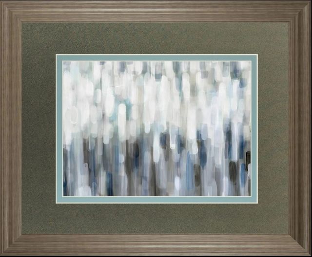 Classy Art Silver Rain by Karen Lorena Parker Wall Art-0