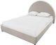 Legends Home Oslo Beige 82" Queen Upholstered Panel Bed-1