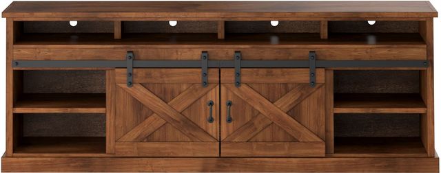 Legends Home Farmhouse Aged Whiskey 94" Fireplace Console-3