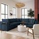 TOV Furniture Cali 5-Piece Navy Modular Sectional-1