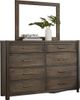LM Co Home By Vaughan-Bassett Crafted Oak by Ben & Erin Napier Aged Gray Landscape Mirror-1