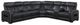 Homelegance® Fairway 3-Piece Black Power Reclining Sectional with Right Side Console-0