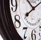 YHD Old Town Brown/White Wall Clock-2