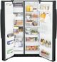 GE® 36" 25.3 Cu. Ft. Black Side-by-Side Refrigerator-2