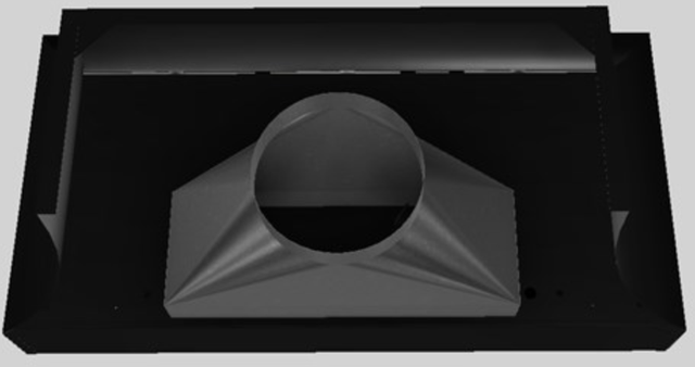 Vent-A-Hood® Designer Series 48" Black Wall Mounted Range Hood-2