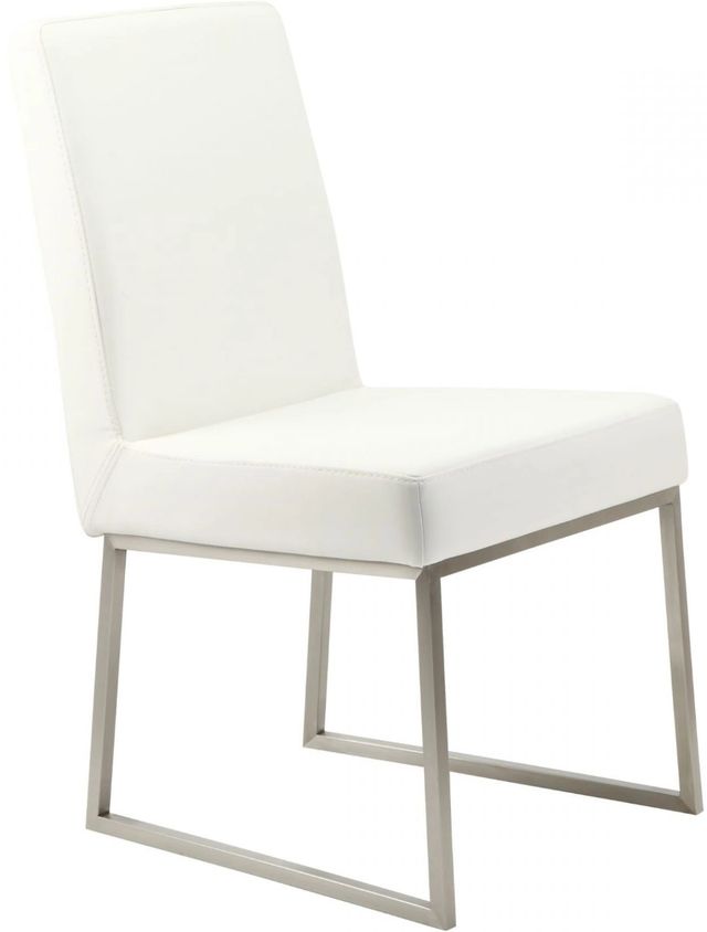 Moe's Home Collection Tyson 2-Piece White Dining Side Chair Set-0