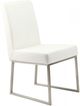 Moe's Home Collection Tyson 2-Piece White Dining Side Chair Set-0