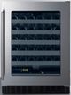 Summit® 3.25 Cu. Ft. Stainless Steel Wine Cooler -1