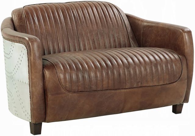 ACME Furniture Brancaster Retro Brown Loveseat-0