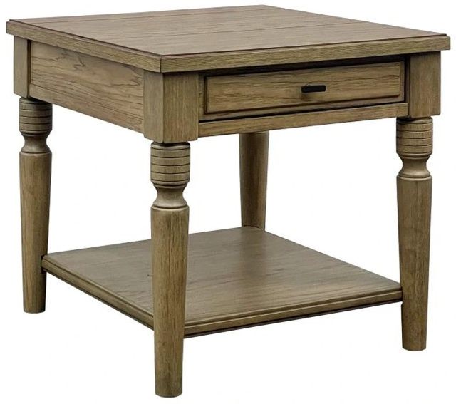 Bernards Tarrington Almond End Table-0