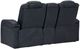 Signature Design by Ashley® Fyne-Dyme Sapphire Power Reclining Loveseat with Adjustable Headrest-4