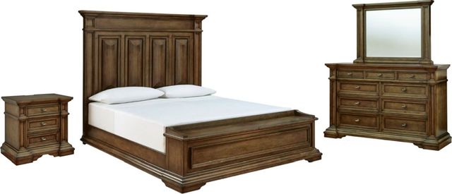 Signature Design by Ashley® Frantanna 4-Piece Brown King Bedroom Set-0