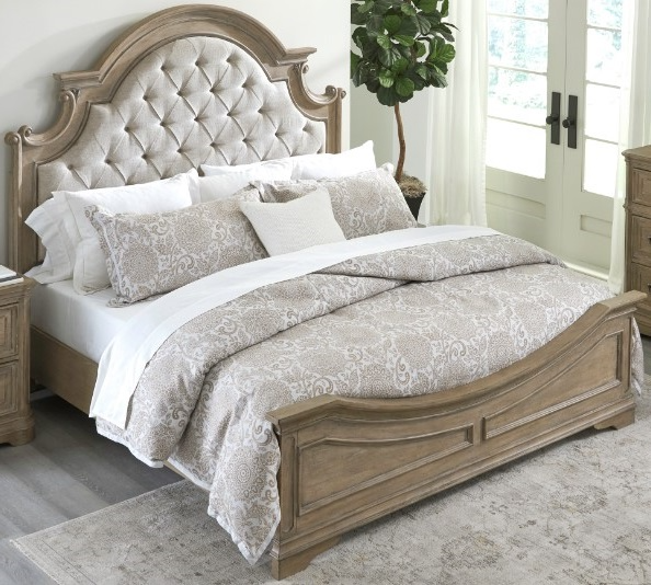 Liberty Furniture Magnolia Manor Weathered Bisque Panel Bed Miskelly Furniture