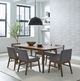 Liberty Furniture Space Savers 7-Piece Satin Walnut Dining Set-1