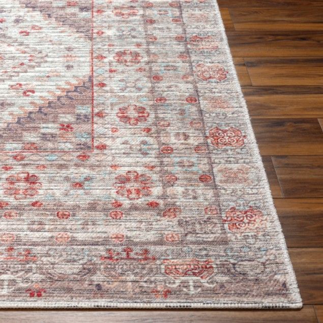 Surya Nolita Dark Brown/Red 4'x6' Area Rug-4