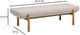 TOV Furniture Julianna Cream Bench-2