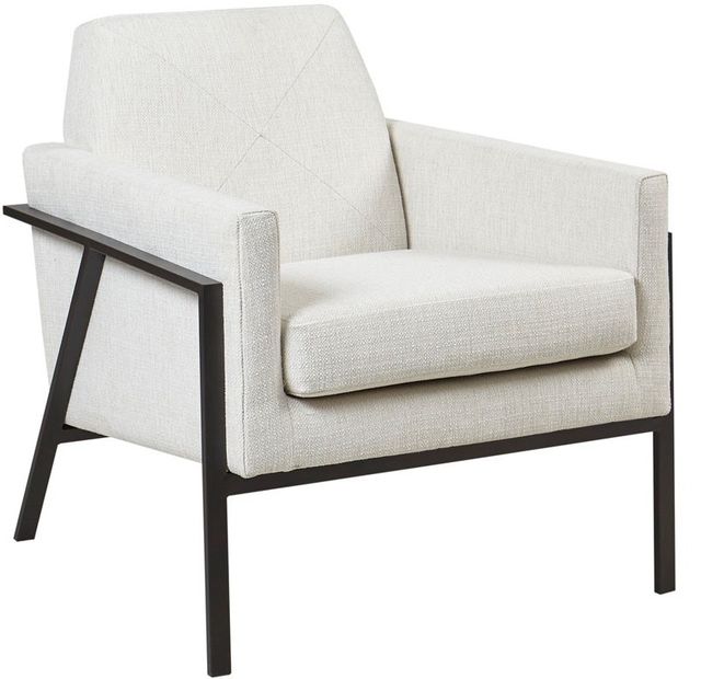 Olliix by Madison Park Brayden Cream Accent Chair-1