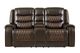 Drew & Jonathan Home Leather Power Reclining Console Loveseat with Power Headrest-0