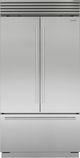 Sub-Zero® Classic Series 24.2 Cu. Ft. Stainless Steel Built In French Door Refrigerator-0