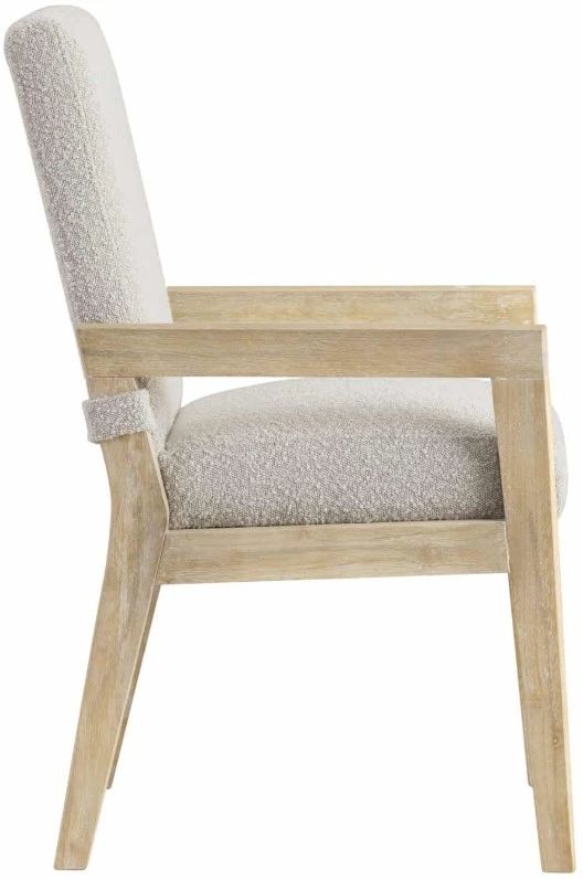 Intercon Arcadia Antique Oak/Beige Upholstered Dining Side Chair-3