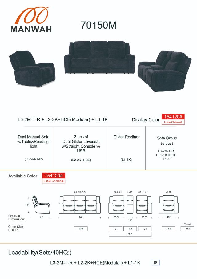 Lucie Glider Recliner-1