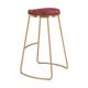 Zuo® Modern Bree Burgundy/Gold Bar Stool-2