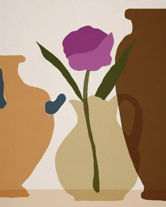 Classy Art Flower Dance III by Melissa Wang Wall Art-1