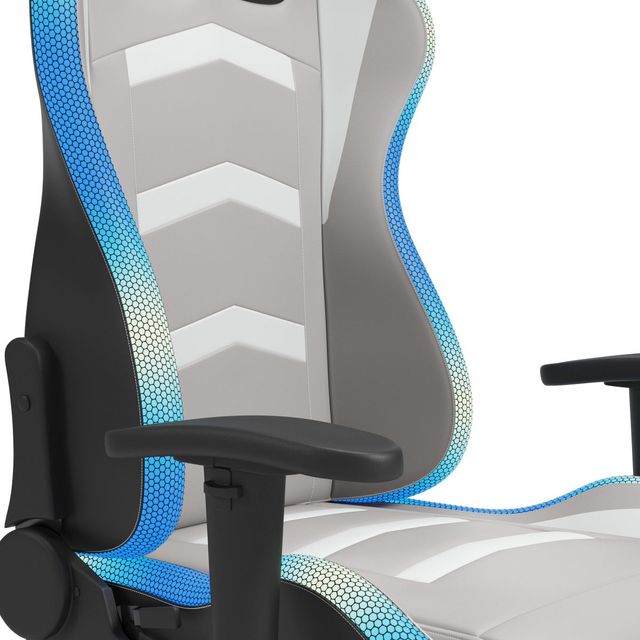 Signature Design by Ashley® Lynxtyn White/Gray Office Desk Chair-8