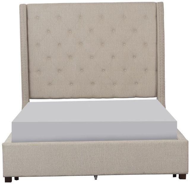 Mazin Furniture Fairborn Beige Full Panel Bed-2