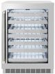 ZLINE Autograph Edition Touchstone 24 " 4.8 Cu. Ft. Stainless Steel Glass Door and Polished Nickel Helix Handle Dual Zone 44 Bottle Wine Cooler -0