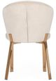 VIG Furniture Modrest Nadia 2-Piece Beige/Rosegold Velvet Dining Chair Set-3