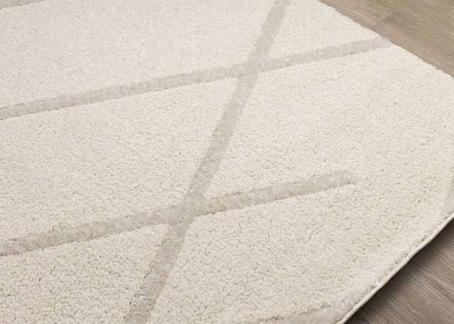 Kalora Interiors Sully Beige/Cream 5'x8' Style 1 Area Rug-3