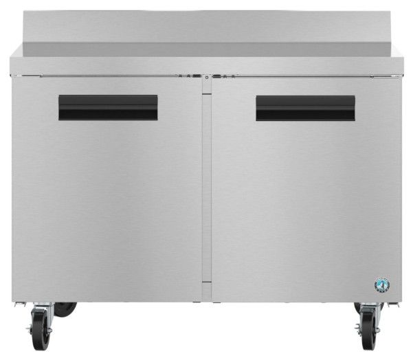 Hoshizaki Steelheart® 48" 13.7 Cu. Ft. Stainless Steel Two Section Worktop Refrigerator-0