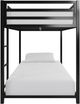 dhp furniture® Miles Black Twin/Twin Bunk Bed-4