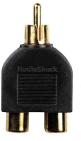 RadioShack Y-Adapter Phono Plug to RCA Jacks-0