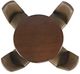 Jofran Inc. Bristol 5-Piece Brown Pedestal Dining Table Set-1