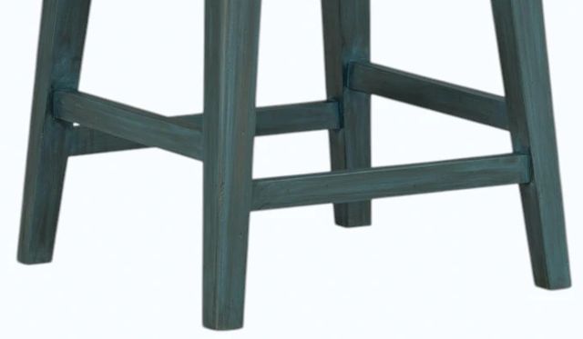 Legacy Classic Lake House Sea Glass Counter Height Backless Stool-1
