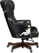 Hooker® Furniture EC Katherine Dark Natchez Brown/Legendary Graphite Executive Swivel Tilt Chair -1