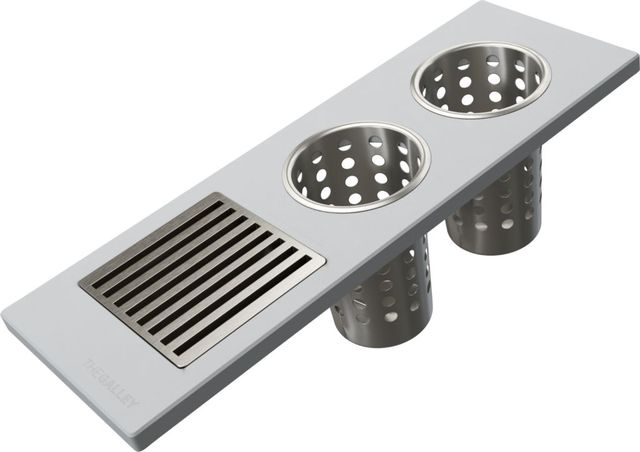 The Galley® Exclusive Gray Resin Upper Tier Utensil Caddy-0