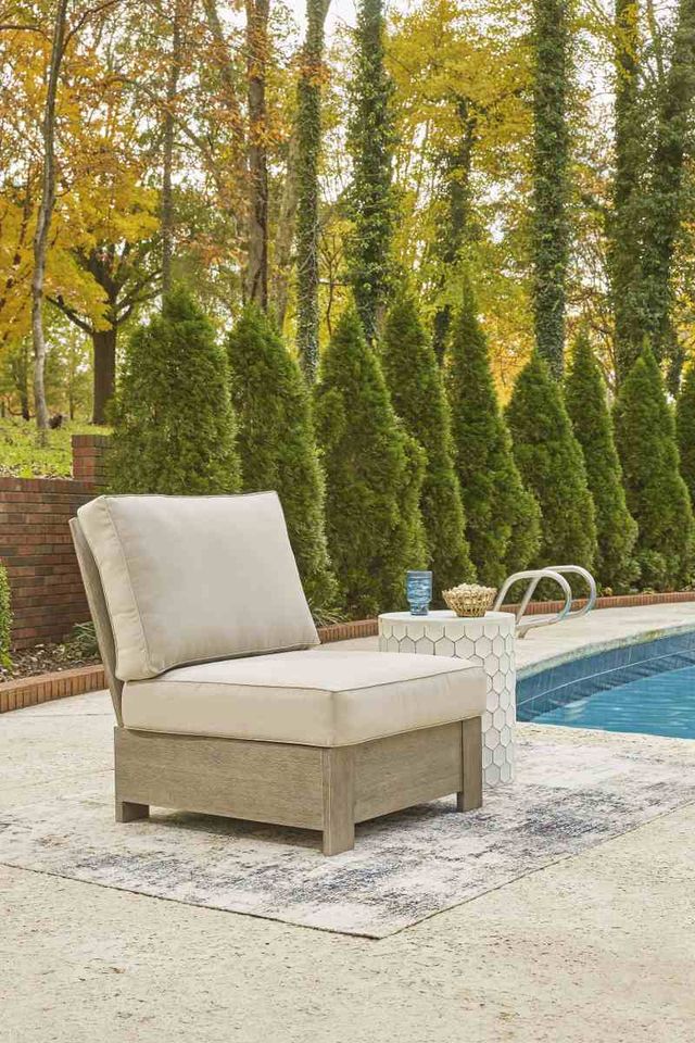 Signature Design by Ashley® Silo Point Brown Outdoor Armless Chair-4