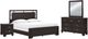 Signature Design by Ashley® Covetown 4-Piece Dark Brown King Panel Bedroom Set-0