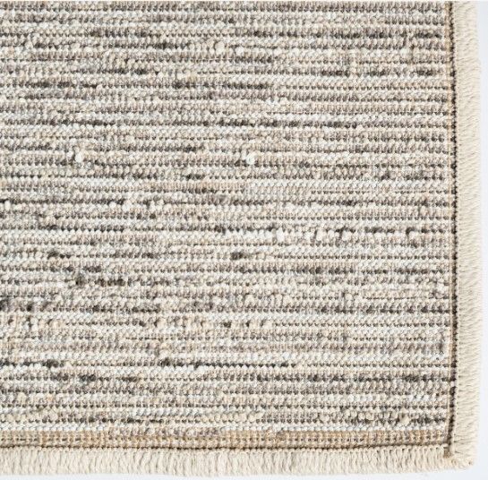 Orian Cloud 19 Vinyl Tracks Dark Natural 5'x8' Area Rug-4