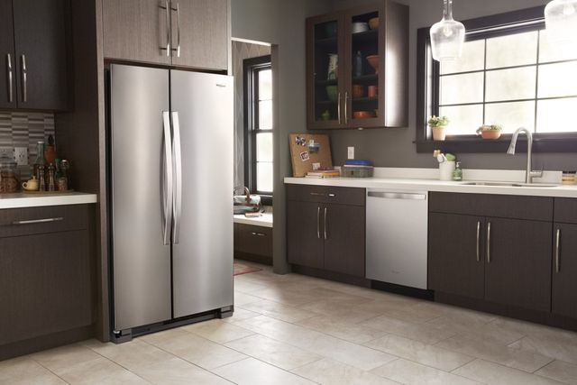 Whirlpool® 36 in. 25.1 Cu. Ft. Monochromatic Stainless Steel Side-By-Side Refrigerator-9