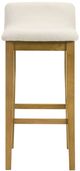 Armen Living Annikah 2-Piece Amber Glow/White Barstool Set-2