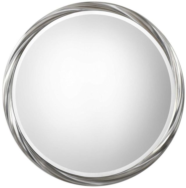 Uttermost® Orion Silver Round Mirror-0