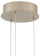Currey & Company Posh Silver/White 3-Light Multi-Drop Pendant-4